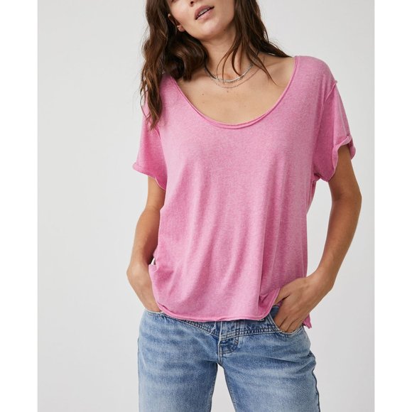 Free People Tops - FREE PEOPLE Dylan Tee / Aurora